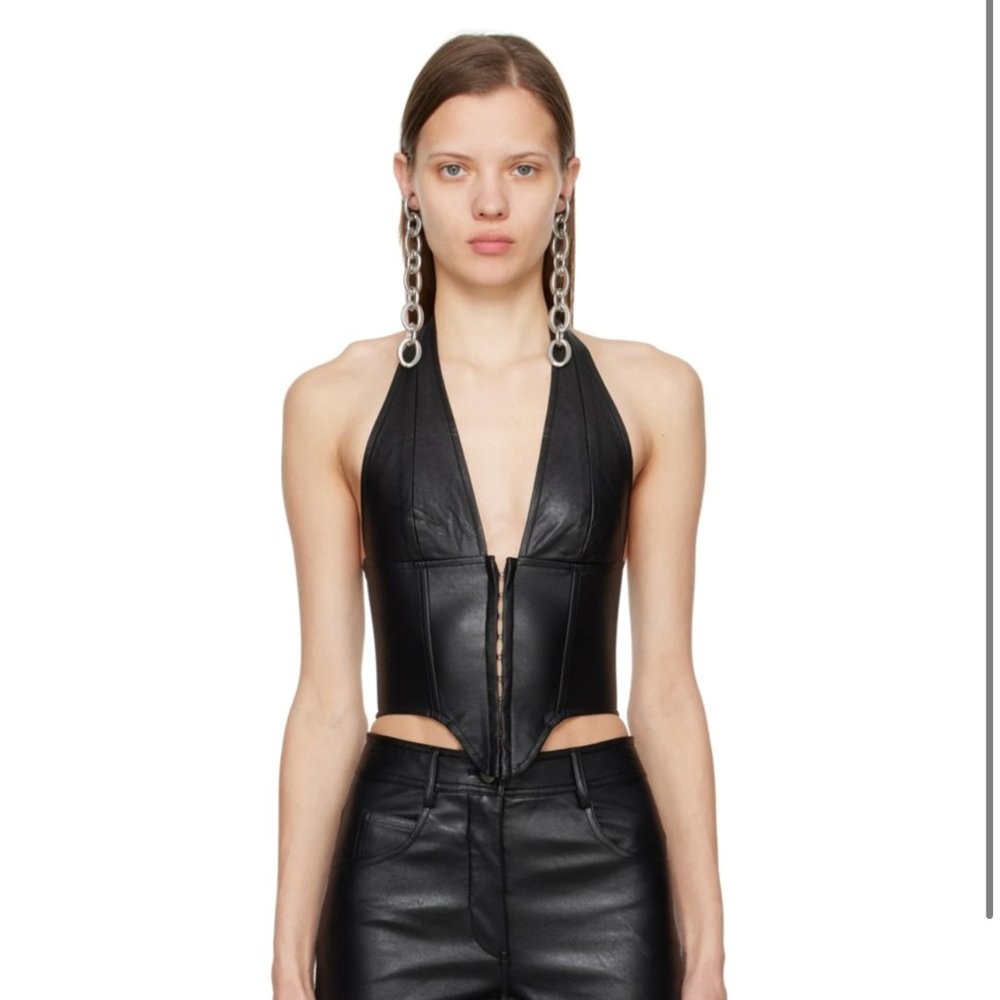 Miaou Black Mara Halterneck / Corset